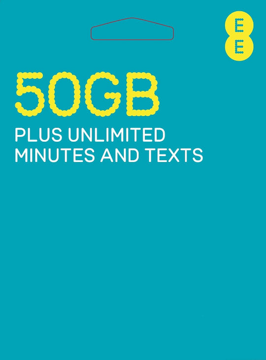 EE Extra Data 20£ Pay As You Go SIM Card.