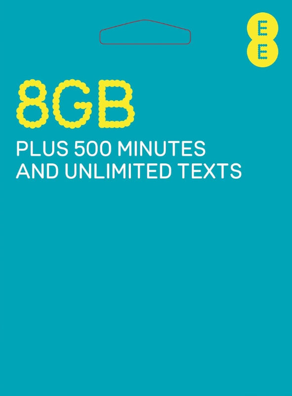 EE Extra Data 10£ Pay As You Go SIM Card.