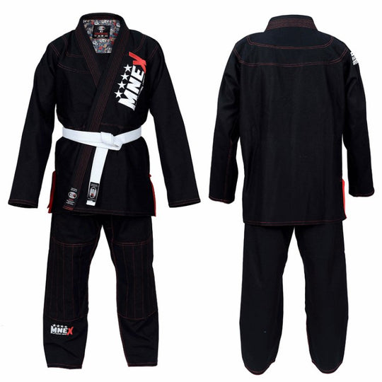 MNEX PRO FIGHTING LIMITED Black Brazilian Jiu Jitsu Suits for Men's BJJ Gi Kids/Adult BJJ Suit Kimono 450Gsm MNEX PRO FIGHTING LIMITED #bjj_gi_black_suit #bjj_gi_suit BJJ GI BJJ GI SUIT black