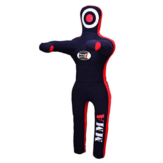 MNEX PRO FIGHTING LIMITED MNEX Pro Fighting Wrestling Dummy Grappling Dummies - 5ft/60 inches 6ft/72 inches Jujitsu BJJ Dummy MMA Dummies Judo Karate Fighting Dummy Un-Filled - Black 6ft / 72" MNEX PRO FIGHTING LIMITED Wrestling Dummies